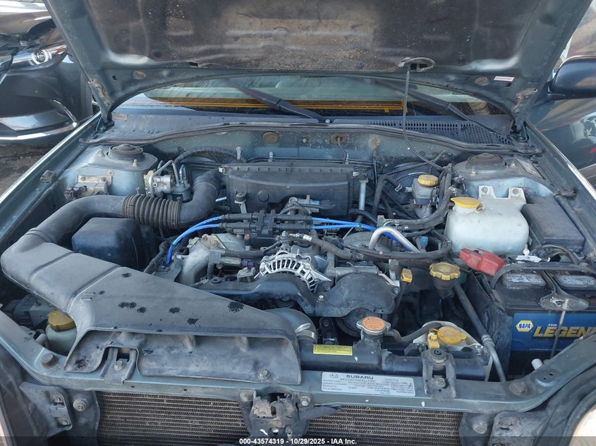 2001 Subaru Outback VIN: 4S3BH665X17626560 Lot: 43574319