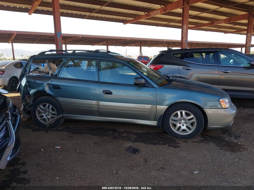 2001 Subaru Outback VIN: 4S3BH665X17626560 Lot: 43574319