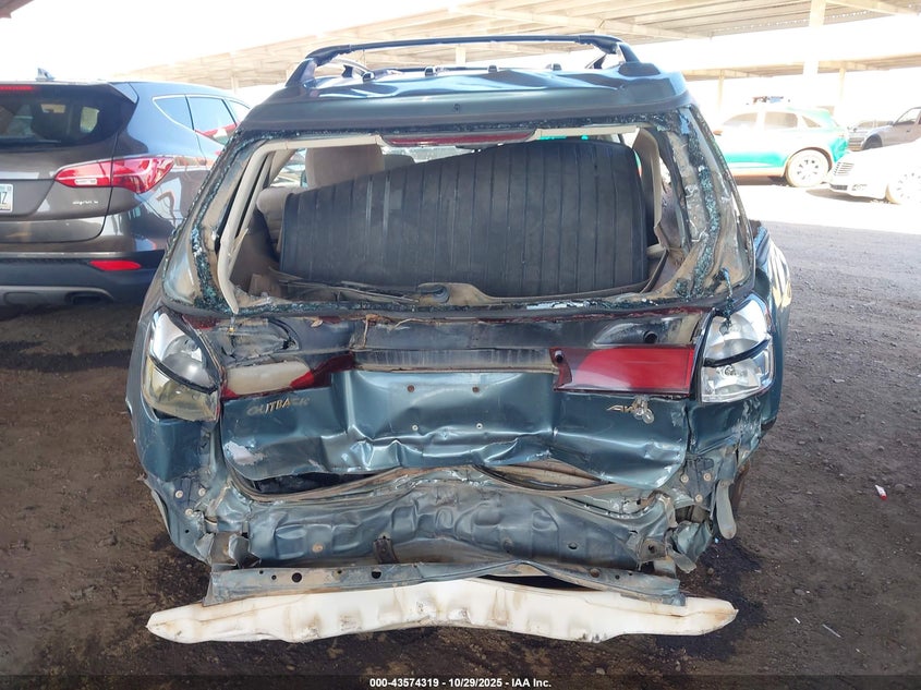 2001 Subaru Outback VIN: 4S3BH665X17626560 Lot: 43574319