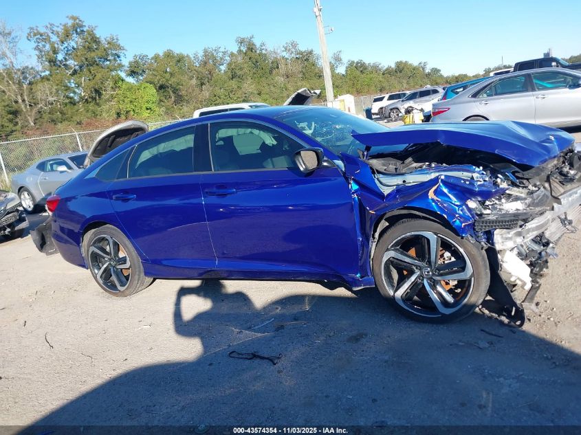 2022 Honda Accord Sport VIN: 1HGCV1F39NA080018 Lot: 43574354