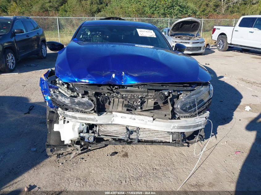 2022 Honda Accord Sport VIN: 1HGCV1F39NA080018 Lot: 43574354