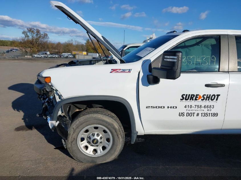 2022 Chevrolet Silverado 2500Hd 4Wd Long Bed Wt VIN: 1GC5YLE73NF256031 Lot: 43574379