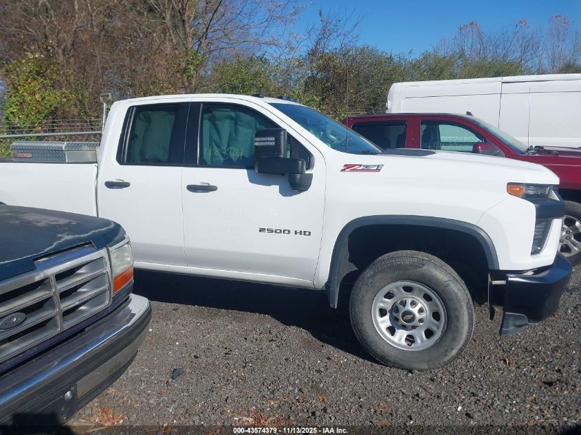 2022 Chevrolet Silverado 2500Hd 4Wd Long Bed Wt VIN: 1GC5YLE73NF256031 Lot: 43574379