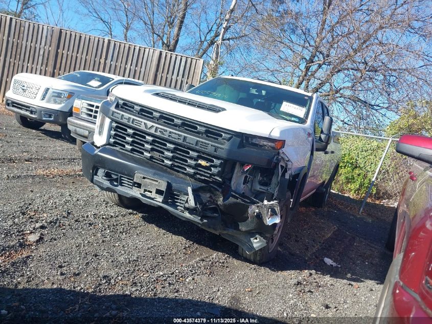2022 Chevrolet Silverado 2500Hd 4Wd Long Bed Wt VIN: 1GC5YLE73NF256031 Lot: 43574379