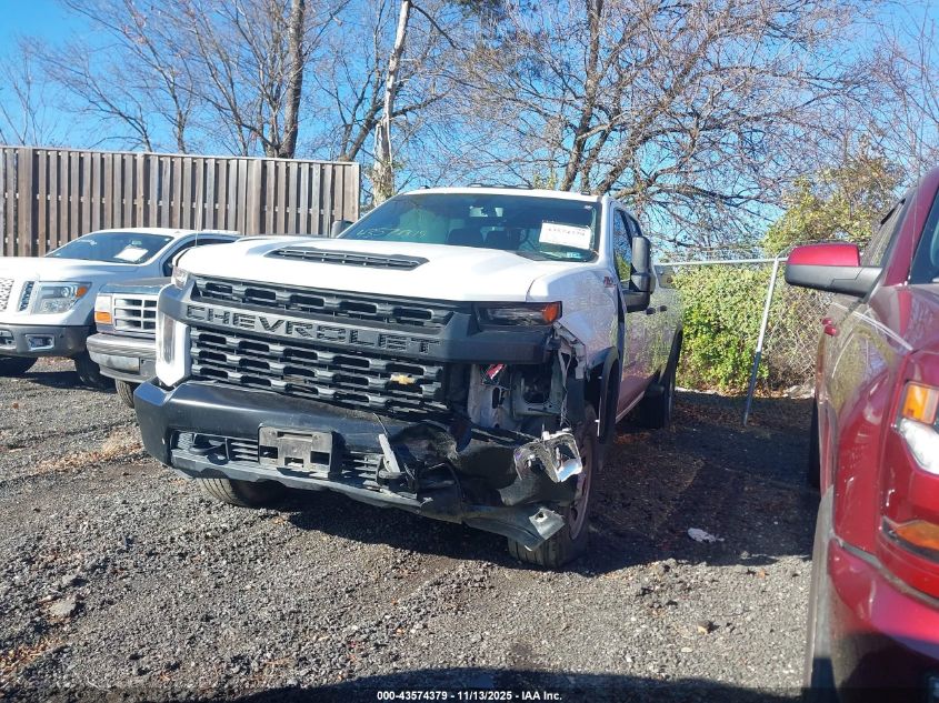 2022 Chevrolet Silverado 2500Hd 4Wd Long Bed Wt VIN: 1GC5YLE73NF256031 Lot: 43574379