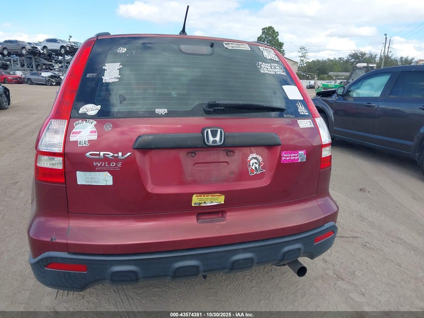 2009 Honda Cr-V Lx VIN: 3CZRE38309G709507 Lot: 43574381