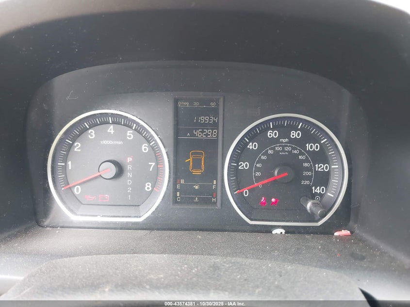 2009 Honda Cr-V Lx VIN: 3CZRE38309G709507 Lot: 43574381