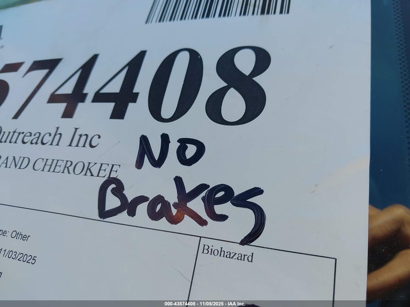 2001 Jeep Grand Cherokee Laredo VIN: 1J4GW48S81C721428 Lot: 43574408