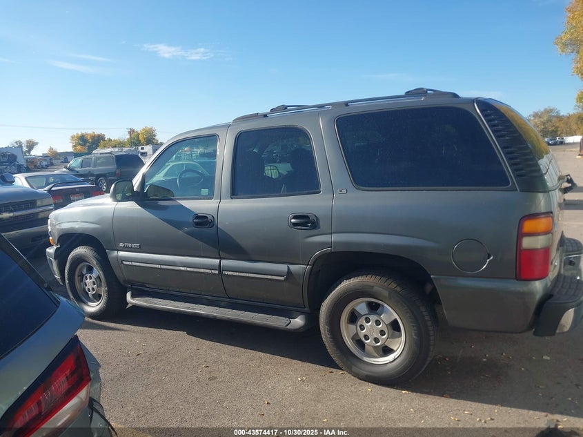 2002 Chevrolet Tahoe K1500 VIN: 1GNEK13Z12R149295 Lot: 43574417