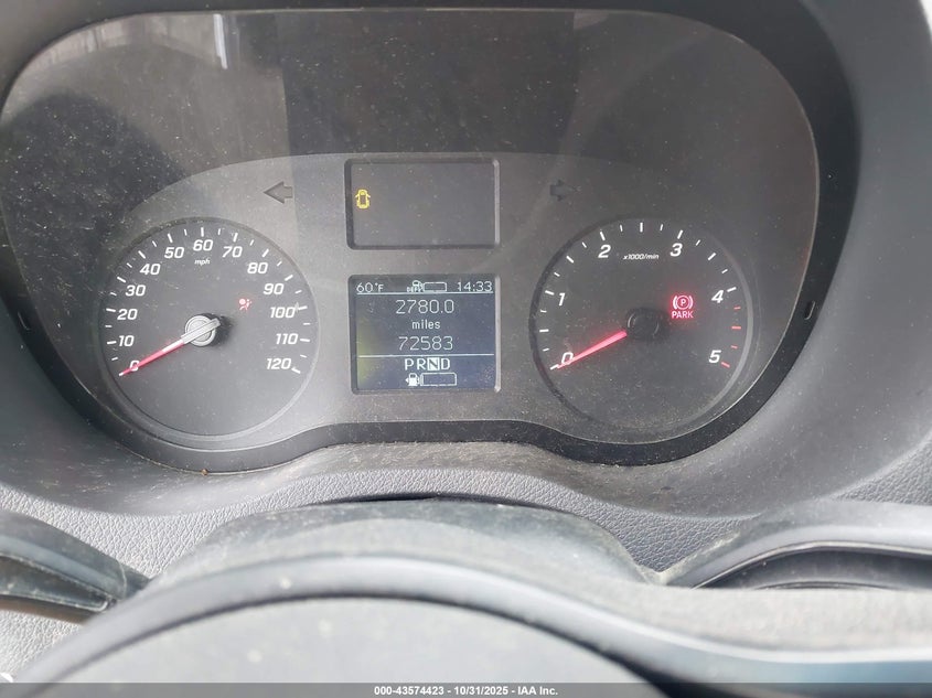 2021 Mercedes-Benz Sprinter 2500 Standard Roof I4 Diesel VIN: W1Y4DBHY3MT061953 Lot: 43574423