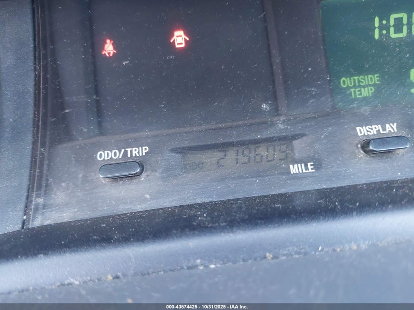 2000 Toyota Avalon Xls VIN: 4T1BF28B6YU001940 Lot: 43574425