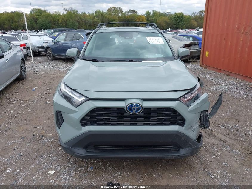2022 Toyota Rav4 Hybrid Xle VIN: 4T3RWRFV4NU059049 Lot: 43574599