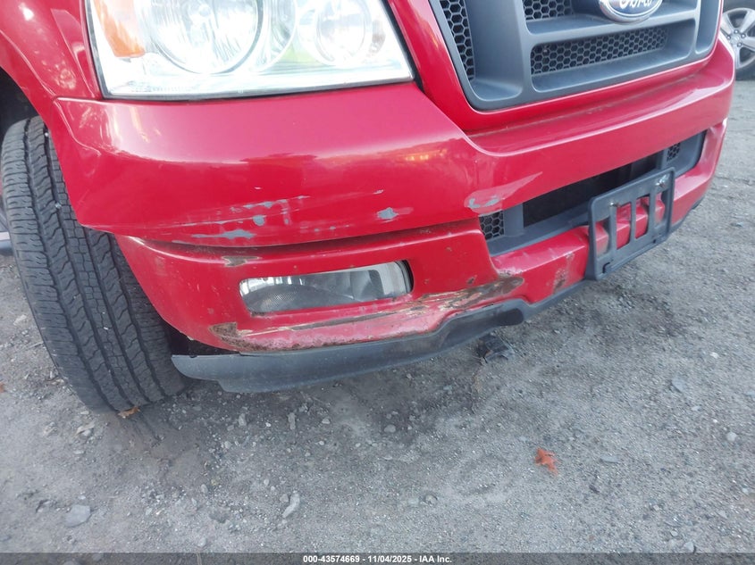 2005 Ford F-150 Stx/Xl/Xlt VIN: 1FTRX12W25FB18100 Lot: 43574669