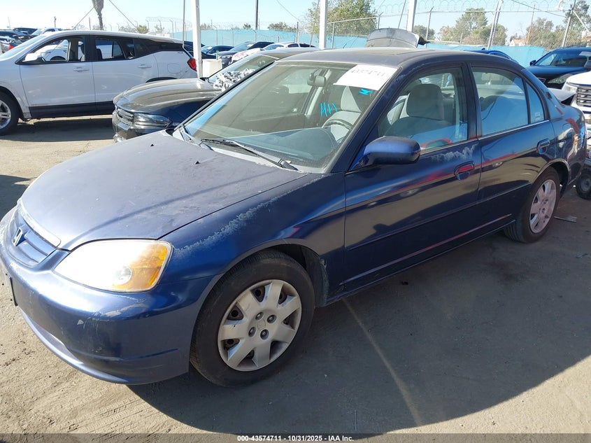 2HGES26842H508321 2002 HONDA CIVIC photo no. 2