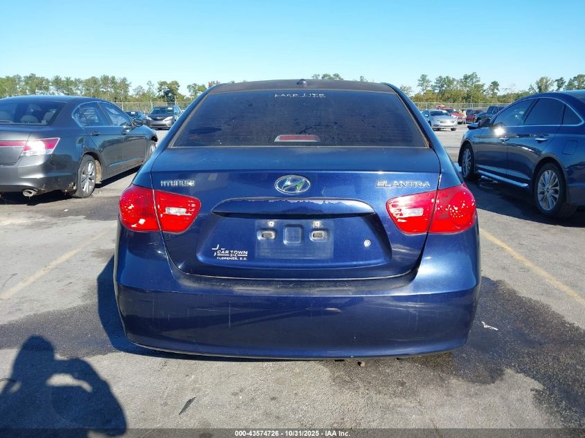 2009 Hyundai Elantra Gls VIN: KMHDU46D49U629107 Lot: 43574726