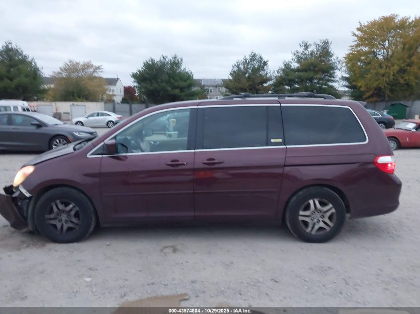 2007 Honda Odyssey Ex VIN: 5FNRL38427B110261 Lot: 43574804