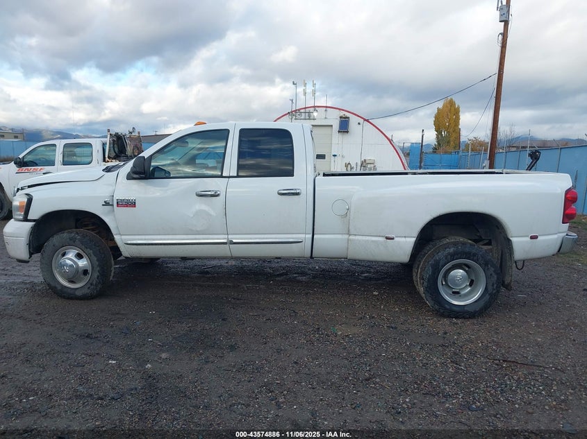 2008 Dodge Ram 3500 Laramie VIN: 3D7MX48A38G220473 Lot: 43574886