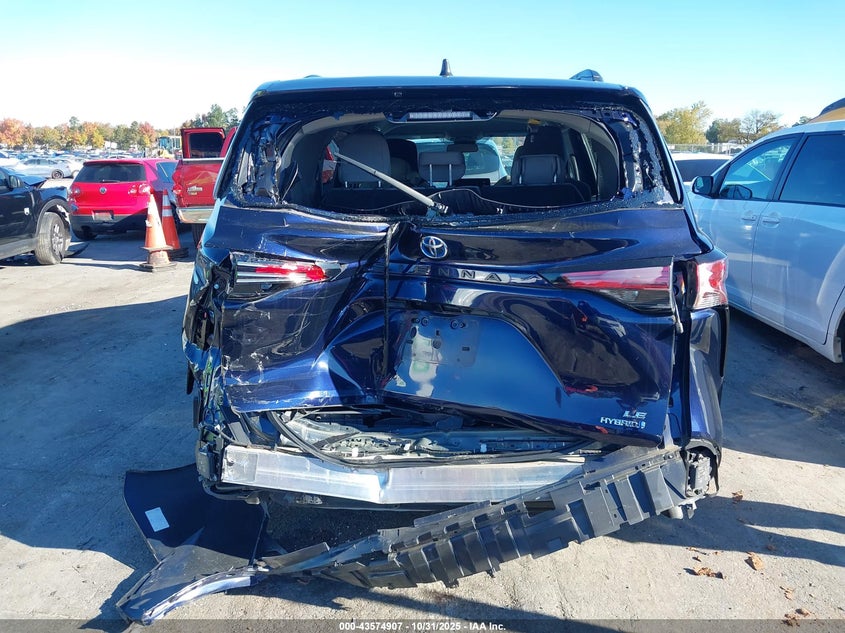 2022 Toyota Sienna Le VIN: 5TDKRKEC0NS082233 Lot: 43574907