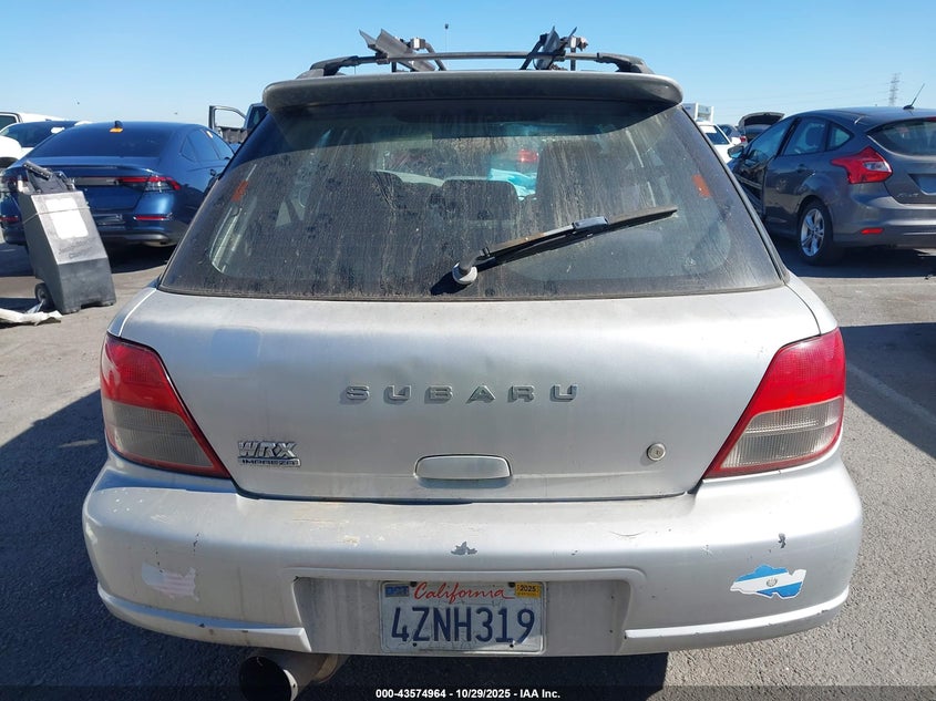 2003 Subaru Impreza Wrx VIN: JF1GG29623G800653 Lot: 43574964