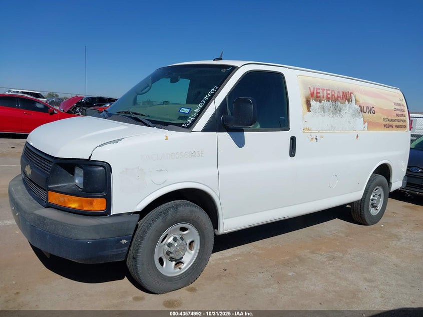 2013 Chevrolet Express 2500 Work Van VIN: 1GCWGFFA0D1114704 Lot: 43574992