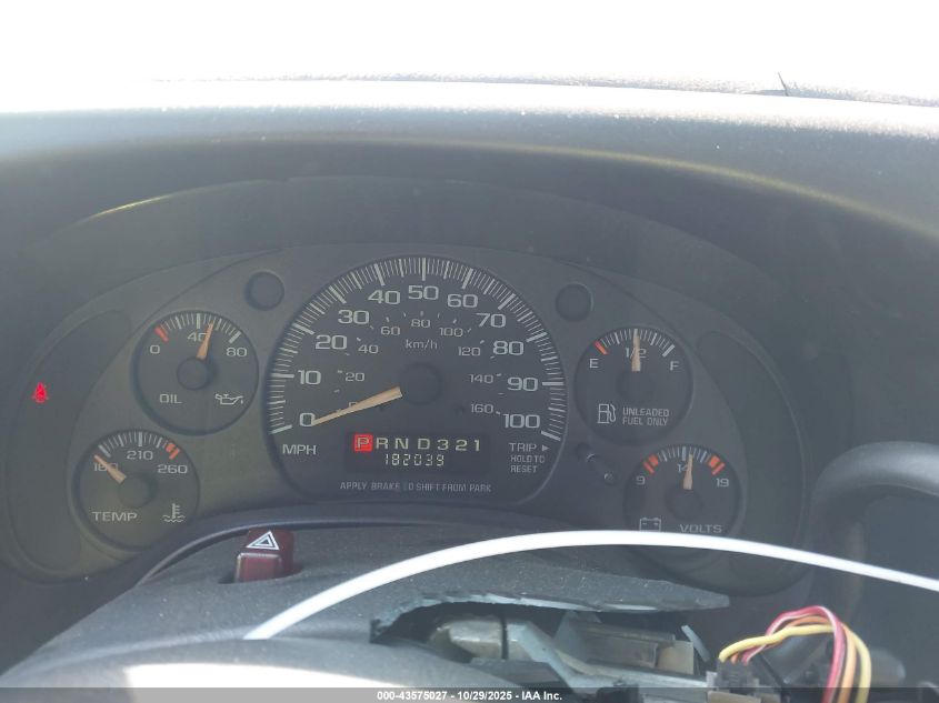 2002 Chevrolet Express VIN: 1GCFG15M721117904 Lot: 43575027