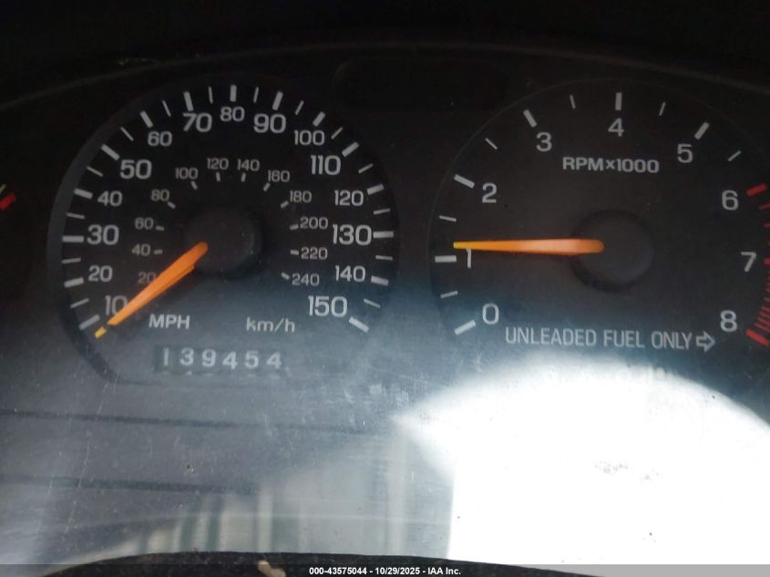 1998 Ford Mustang Gt VIN: 1FAFP45XXWF189285 Lot: 43575044