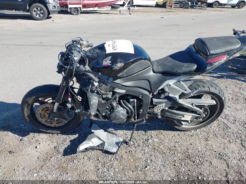 2008 Honda Cbr600 Rr VIN: JH2PC40138M100496 Lot: 43575076