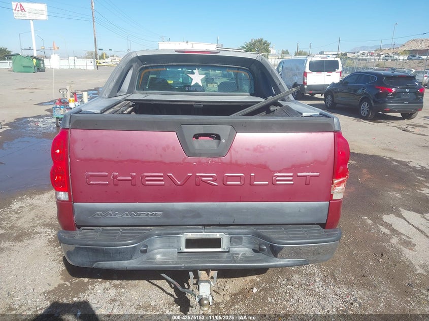 2004 Chevrolet Avalanche 1500 VIN: 3GNEC12T24G161436 Lot: 43575153