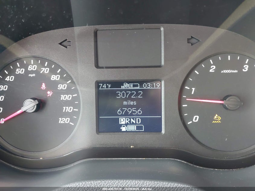 2019 Mercedes-Benz Sprinter 2500 High Roof V6 VIN: WD4PF1CD3KT008408 Lot: 43575178