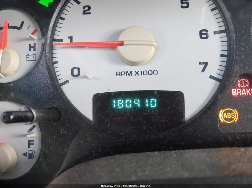 2003 Dodge Ram 1500 Slt/Laramie/St VIN: 1D7HA18NX3S139959 Lot: 43575190