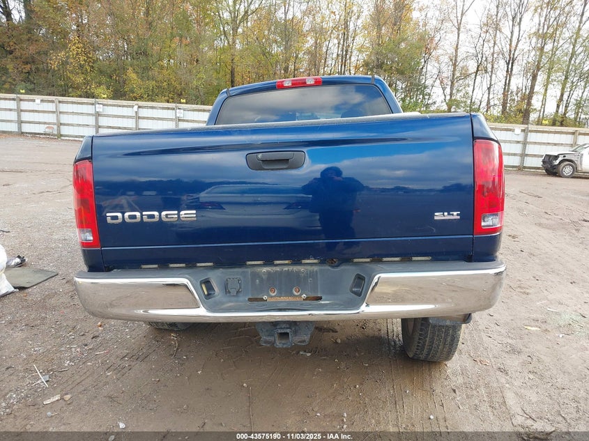 2003 Dodge Ram 1500 Slt/Laramie/St VIN: 1D7HA18NX3S139959 Lot: 43575190