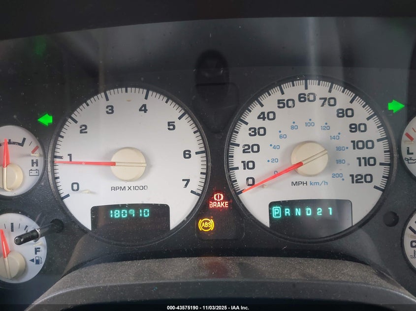 2003 Dodge Ram 1500 Slt/Laramie/St VIN: 1D7HA18NX3S139959 Lot: 43575190