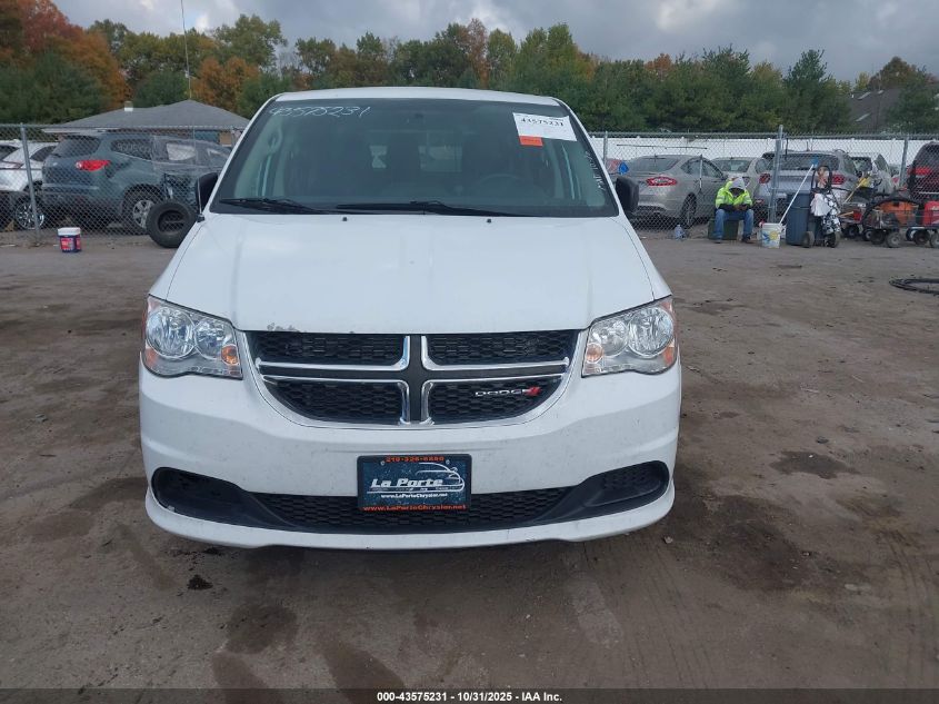 2018 Dodge Grand Caravan Se VIN: 2C4RDGBG3JR259555 Lot: 43575231