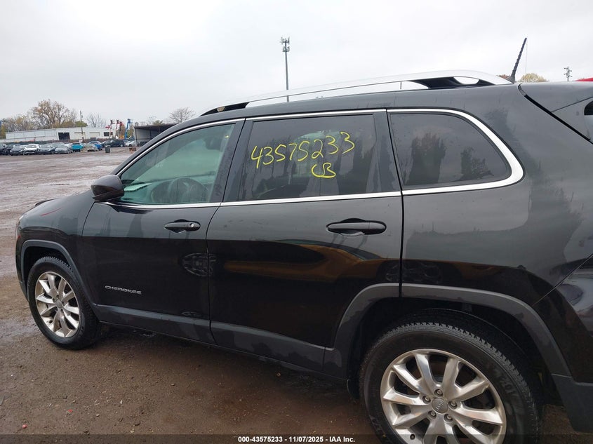 2016 Jeep Cherokee Limited VIN: 1C4PJMDB7GW169910 Lot: 43575233