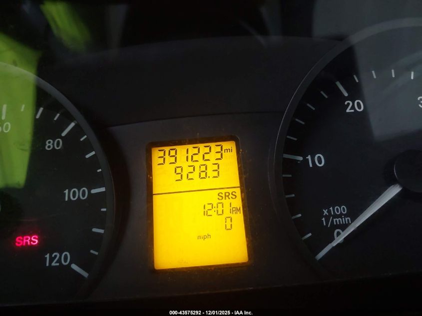 2011 Mercedes-Benz Sprinter 2500 High Roof VIN: WD3PE8CB9B5570283 Lot: 43575292