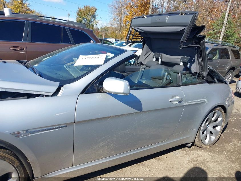 2006 BMW 650I VIN: WBAEK13446CN76442 Lot: 43575352