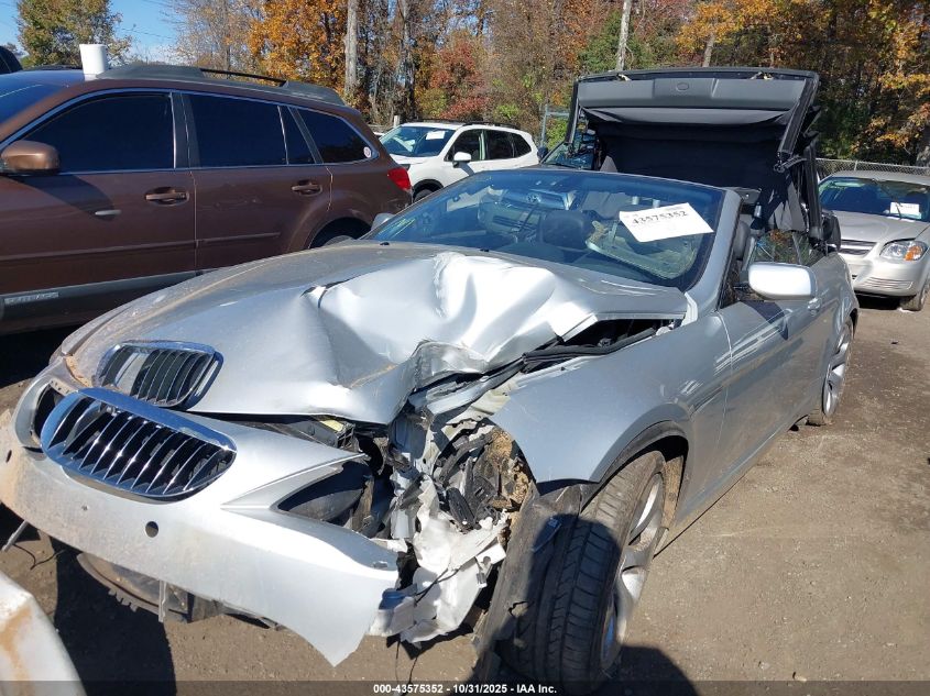 2006 BMW 650I VIN: WBAEK13446CN76442 Lot: 43575352