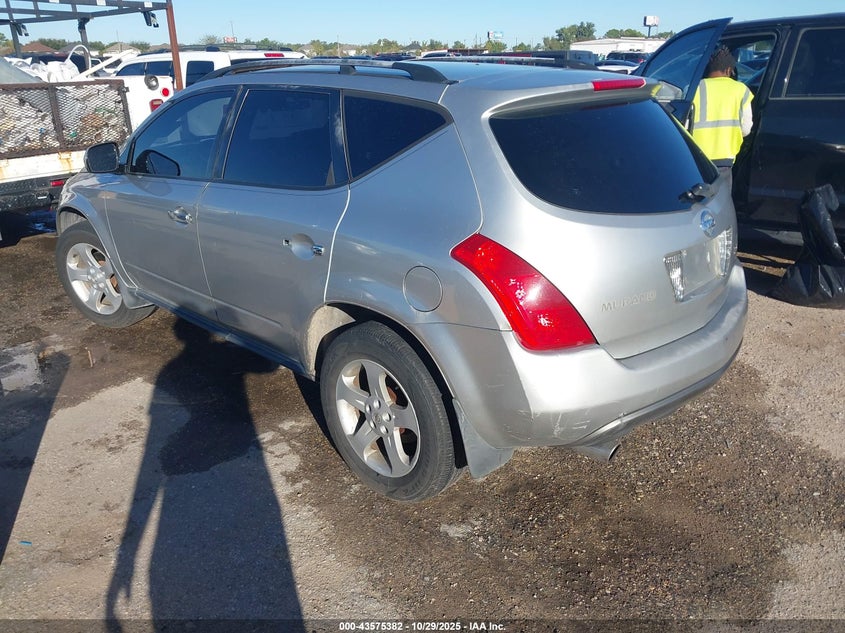 2004 Nissan Murano Sl silver other gasoline JN8AZ08W94W321688 photo #4