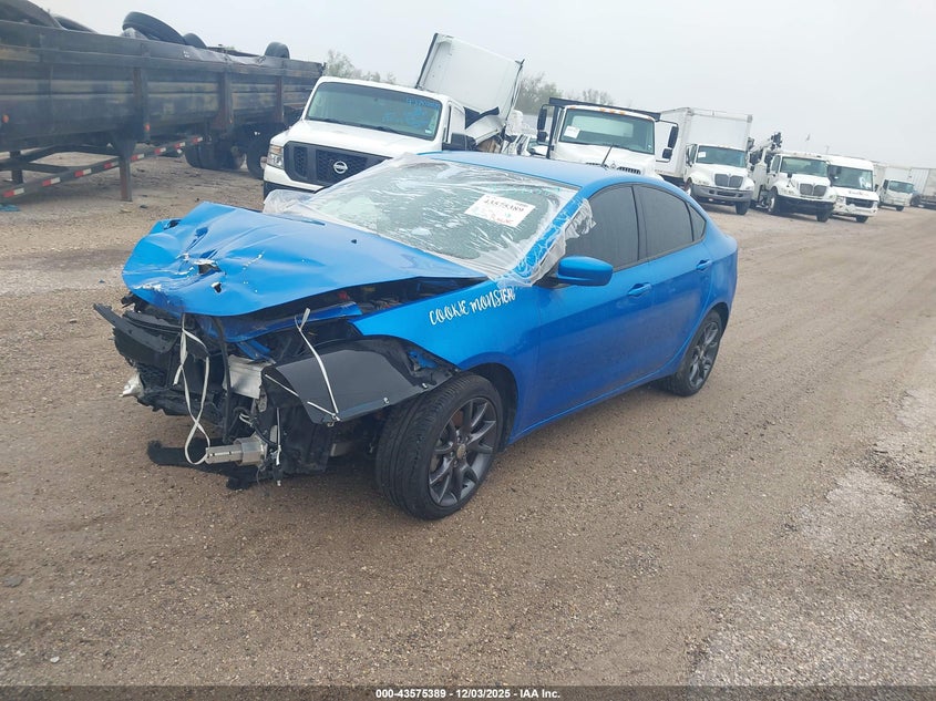 Vin: 1c3cdfbb6fd363508, lot: 44070459, dodge dart sxt 20152