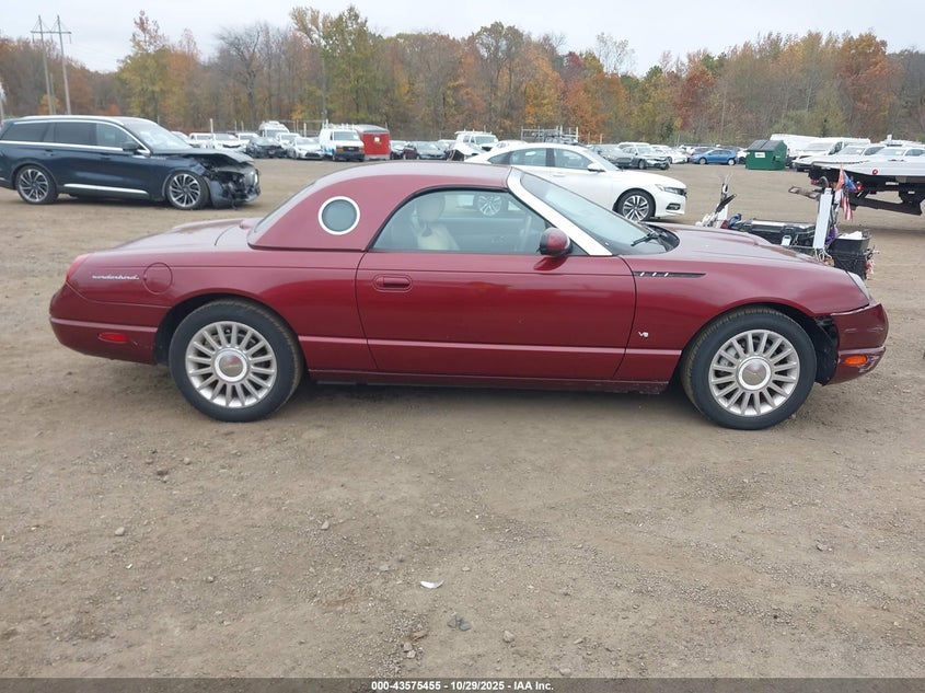 2004 Ford Thunderbird VIN: 1FAHP60A04Y112336 Lot: 43575455