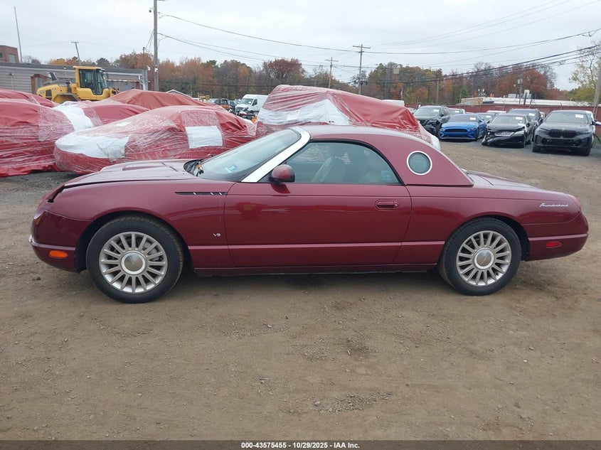 2004 Ford Thunderbird VIN: 1FAHP60A04Y112336 Lot: 43575455