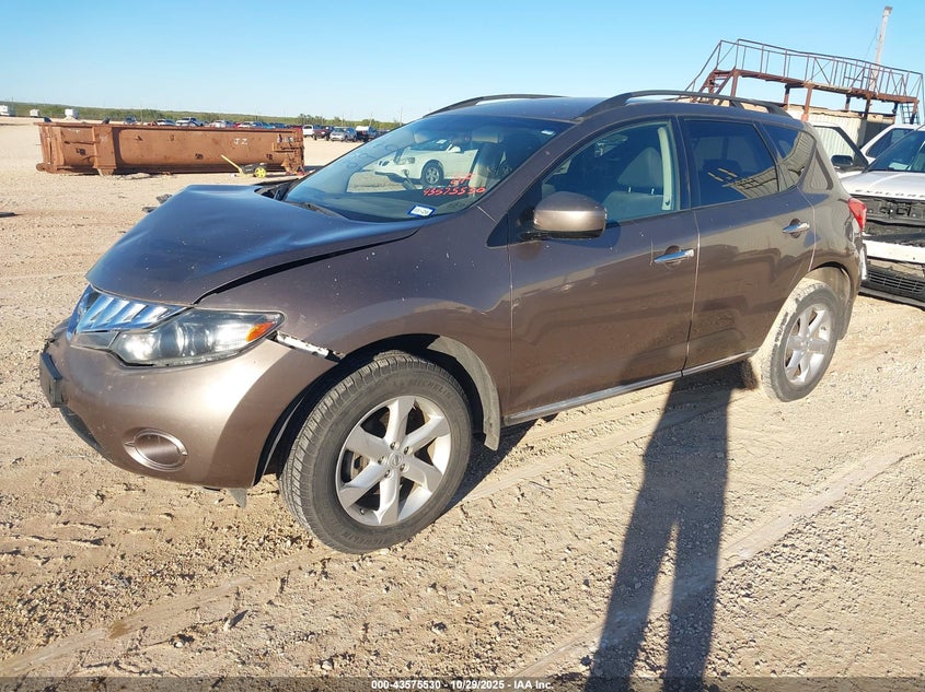 JN8AZ18W69W147009 2009 NISSAN MURANO photo no. 2