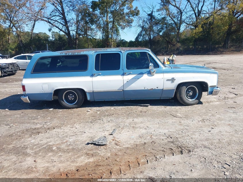 1987 Chevrolet Suburban R1 VIN: 1GNER16K9HF162851 Lot: 43575593