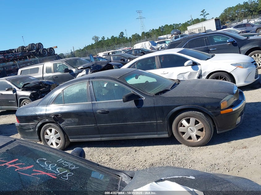 2002 Lincoln Ls V6 Auto/V6 Manual VIN: 1LNHM86S02Y704603 Lot: 43575664