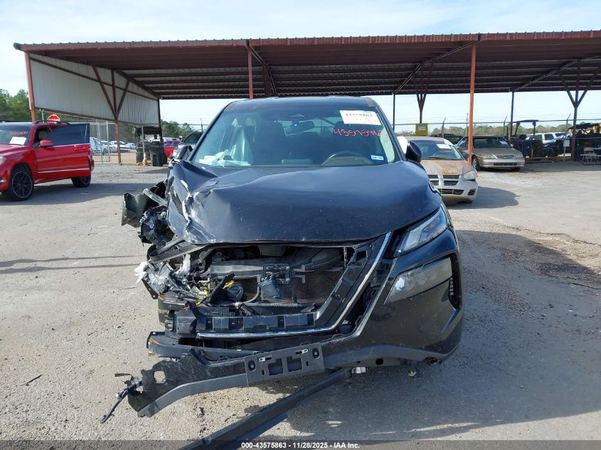 2022 Nissan Rogue S VIN: 5N1AT3AA0NC687261 Lot: 43575863