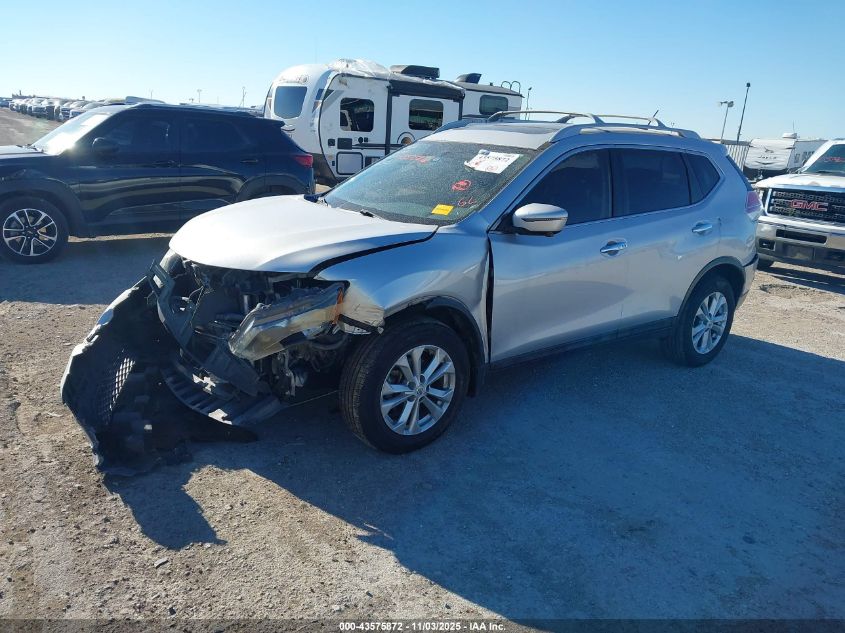2016 Nissan Rogue Sv VIN: 5N1AT2MV2GC868440 Lot: 43575872