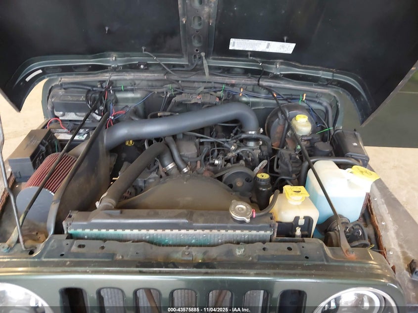 1998 Jeep Wrangler Se VIN: 1J4FY29P0WP805845 Lot: 43575885