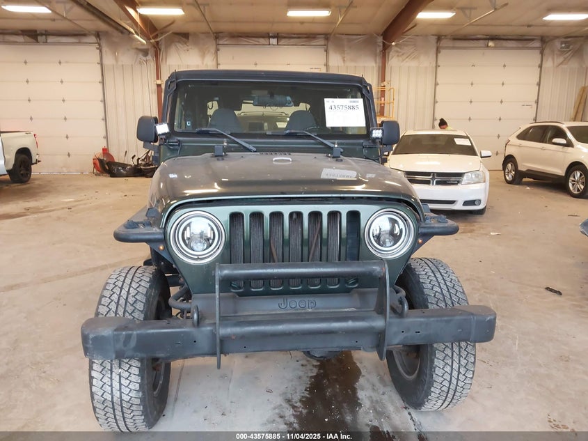 1998 Jeep Wrangler Se VIN: 1J4FY29P0WP805845 Lot: 43575885
