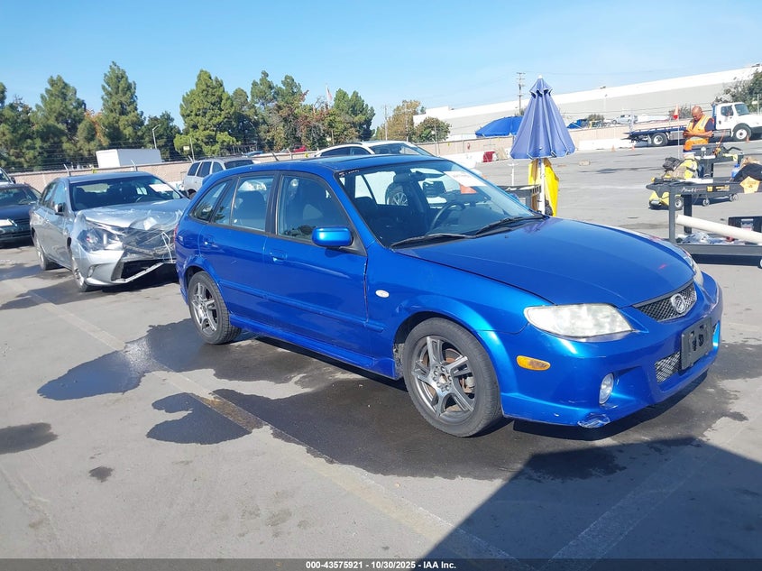 2003 Mazda Protege5 blue wagon gasoline JM1BJ246031190896 photo #1