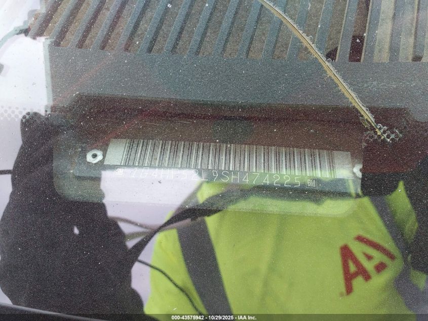 1995 Buick Lesabre Custom VIN: 1G4HP52L9SH474225 Lot: 43575942